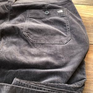 North Face brushed cords grey barely worn